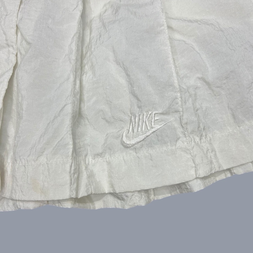 Vintage Nike Blokette Pleated Mini Skirt S M 8 Sporty Coquette White Tenniscore - Picture 3 of 8